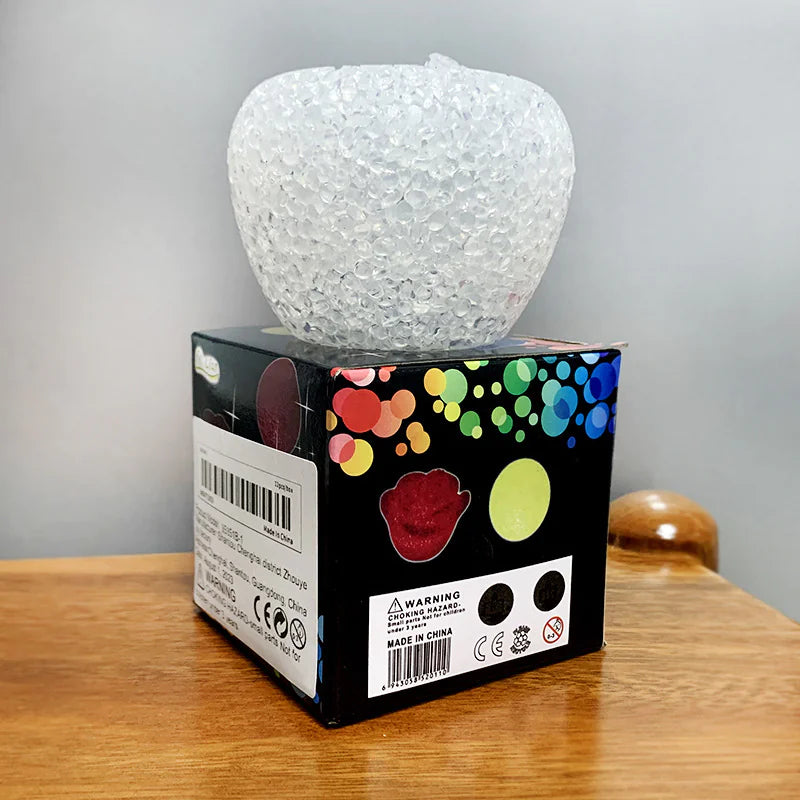 Lighted Crystal Apple - Christmas Gift