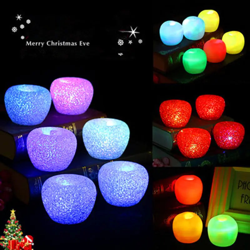 Lighted Crystal Apple - Christmas Gift